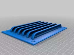 Lüftungsgitter ventilation grille 180x135mm / 7x5"