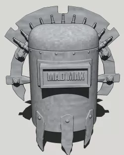 Mad Max car Ornament - Mask Of The Pious - Hitch Cover