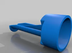 Makerbot Replicator+ Spool Adapter Modified