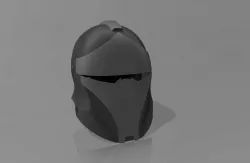Medieval Commander Wolfe Helmet