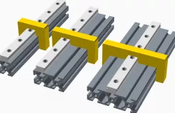 MGN12 linear rail centering jig