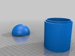 Mini dumpster on the desk