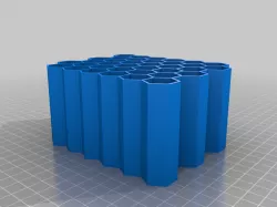 modular hexadecimal pencil holder - 36 pencils