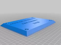 Name plaques for primarch busts