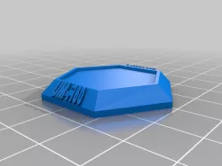 Named 32mm Battletech bases (FDM)
