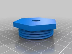 Nut for E14 moon lamp