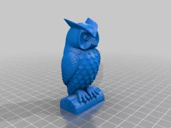 Owl Fridge Magnet