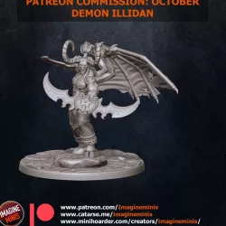 Patron Commission October: Demon Illidan (Base)