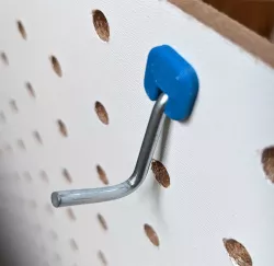 Pegboard grommet and mounting spacer