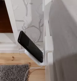 Phone stand for bed