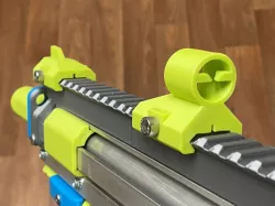 Picatinny Iron Sights for Hobby Nerf Foam Blasters