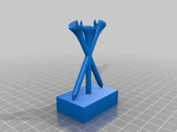Poker Chip Tee Stand