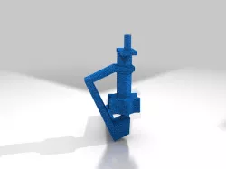 Print-in-place gear axel