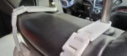 Print-in-Place Strap-Link Car Seatback Bag Hook