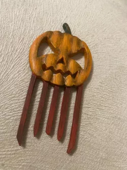 Pumpkin hair pin