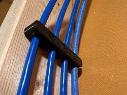 Quad Ethernet Cable Clamp