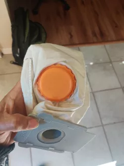 Robot vacuum bag emptying hole for irobot roomba and others