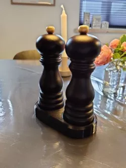 salt and pepper holder (designed for peugeot grinders )
