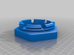Screw-anti smell ashtray "Version ;2"