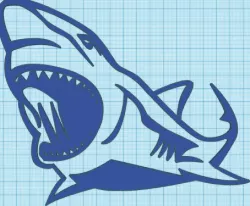 Shark wall art 1.0