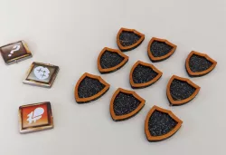 Shield token for Gloomhaven