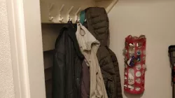 Simple coat hook