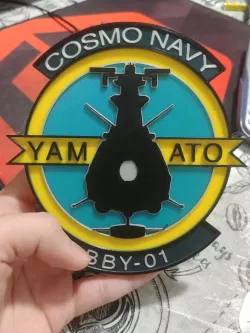 Space Battleship Yamato Badge (Multi-Color)