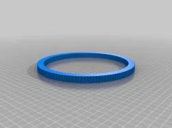 T5 parametric pulley for patch cobbler sewing machine fly wheel.