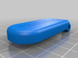 Thumb sized hinged storage box