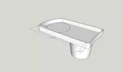 Toyota Auris FL storage compartment for cup holder