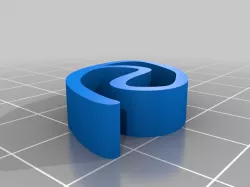 Ultimate frisbee disc clip holder (based off Disclips)