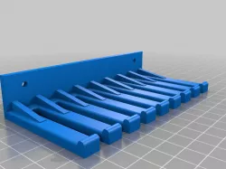 Wall mount cable organizer