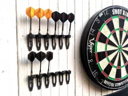 Wall Mounted 6 Dart Holder