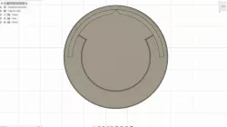 120 mm Base for MSSK Gundam Wargame