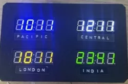 4 Time Zone Clock