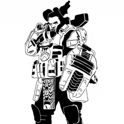 Apex Legends Gibraltar stencil