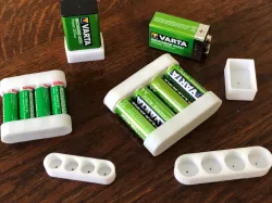 Battery holder (AA, AAA & 9V)