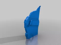 Captain America Broken Shield Scaled and Cut for 300 x 300 printers