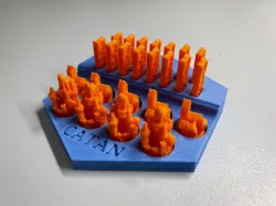 Catan 3D pieces holder