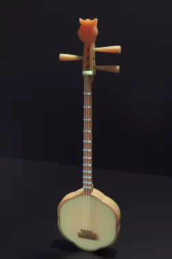 Chun kam (a long-necked lute or banjo)