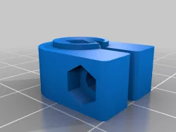 Clamp for the 2mm lead screws with nut