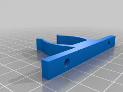 Clip for 25 mm baseboard legs in kitchen 
