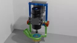 CNC 3020 dust collector for 55 mm spindle