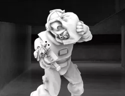 Combine Security Soldier with Head Crab - 28mm Miniature