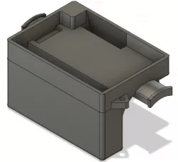 Counter balanced low profile GPS Box for Windsurfing