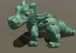 cuty the dragon kid