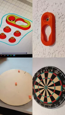 Dartboard Wall Fixing