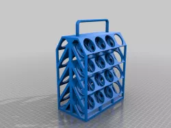 Double Sided Paint Rack