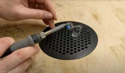 downdraft soldering fume extractor