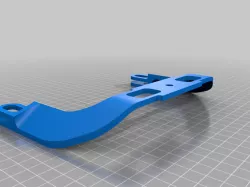 Ender 3/Elegoo Neptune 2 Bed Handle with flat screw camera mount